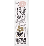 Wee Gallery Growing Wild Textile Growth Chart - Bloom