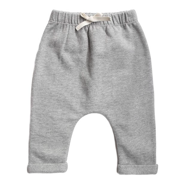 Gray Label SS19 Baby Pants Grey Melange - www.aliceandalice.com