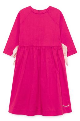 Little Creative Factory Wabi Sabi Momiji Long Dress Fuchsia